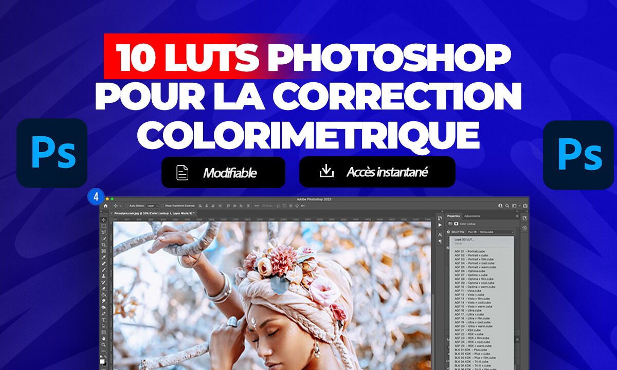 10 LUTS PHOTOSHOP