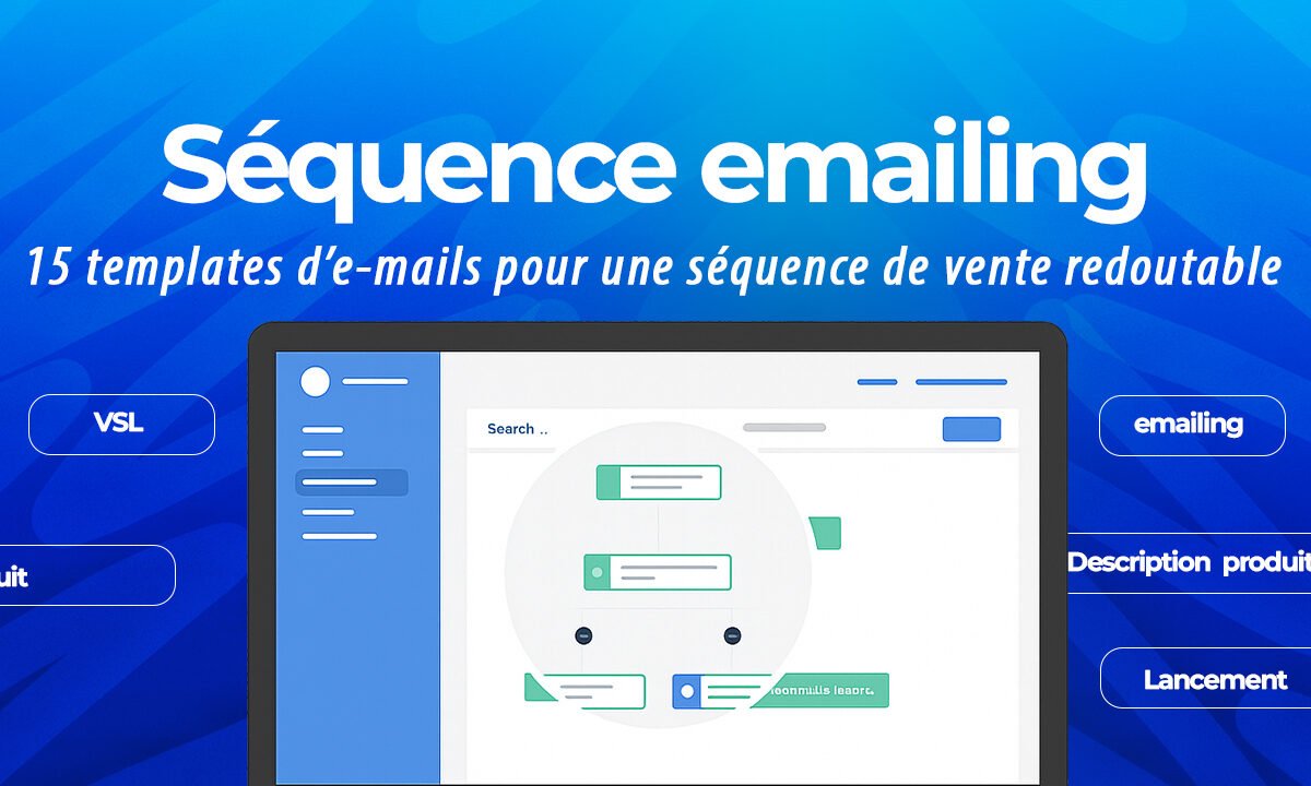 +15 TEMPLATES D'E-MAILS POUR UNE SEQUENCE DE VENTE