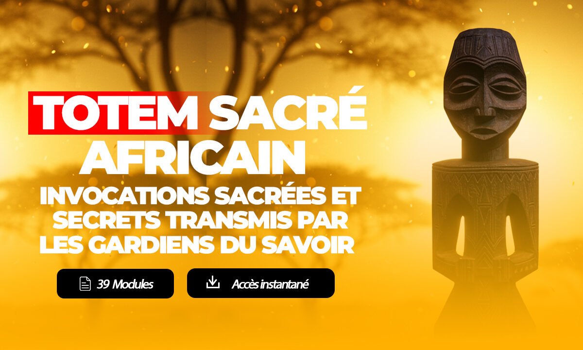 TOTEM SACRÉ AFRICAIN