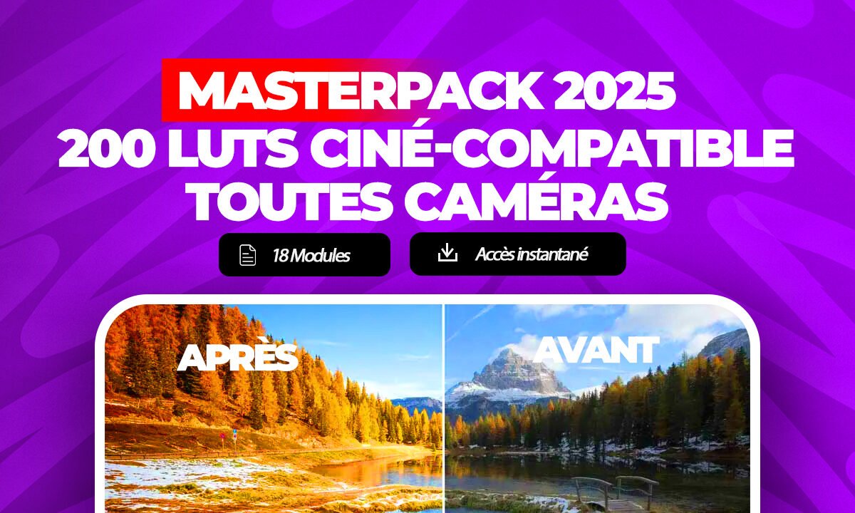 MASTERPACK +200 LUTS CINÉ